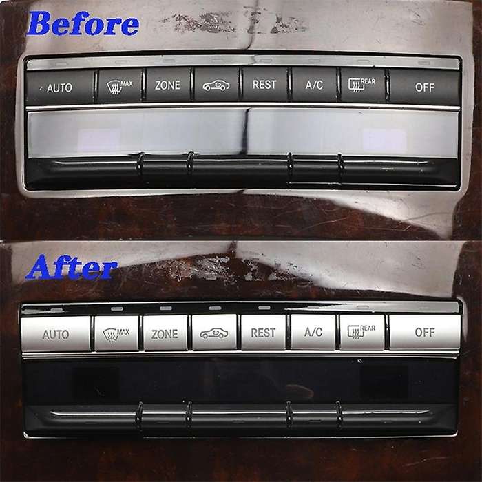 Car Console Air Buttons Cover Trim for Benz E Class W212 C207 09-15 B
