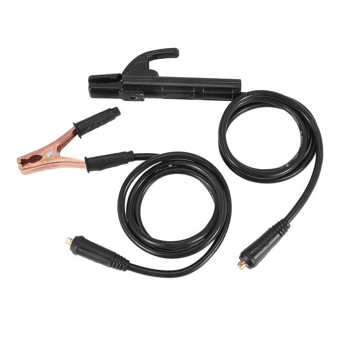 2 Pcs 300a 1.5m Electrode Holder Stick Welders /ground Clamp Set