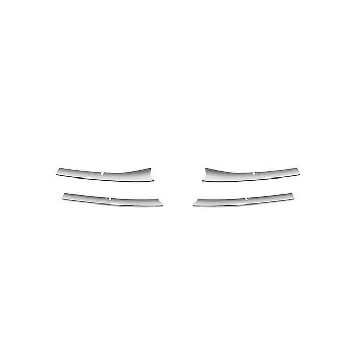 Chrome Front Bumper Mesh Center Upper Grille Grill Moulding Strips