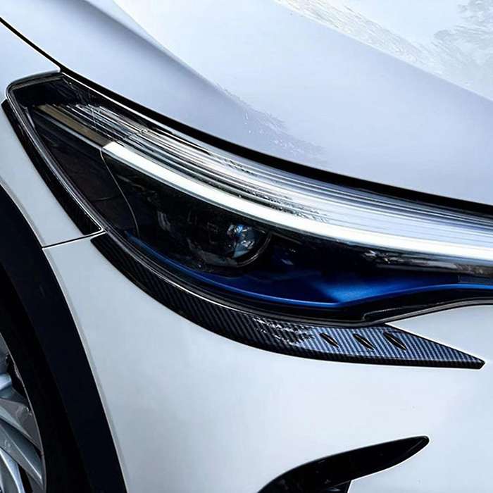 For Toyota Corolla Cross Front Headlight Garnish Strip Eyebrow Cover