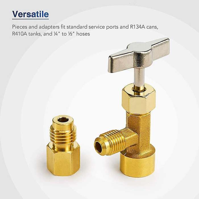 Ac Adapter Tool Kit,r134a Can Tap,r134a Quick Couplers, R410 Adapters