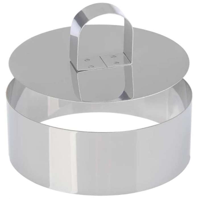 Round Cake Rings,stainless Steel Biscuit Cutter Mousse Circle Cake