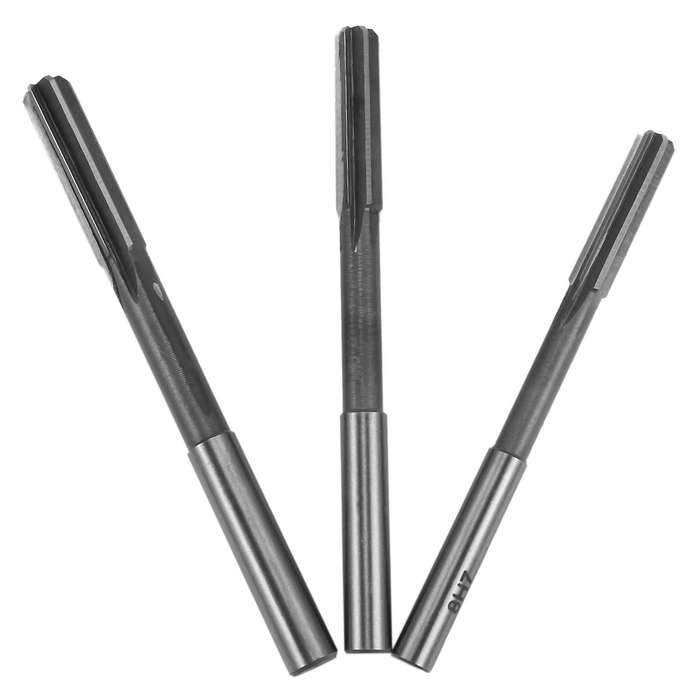 10pcs Hss H7 Straight Shank Milling Reamers Set