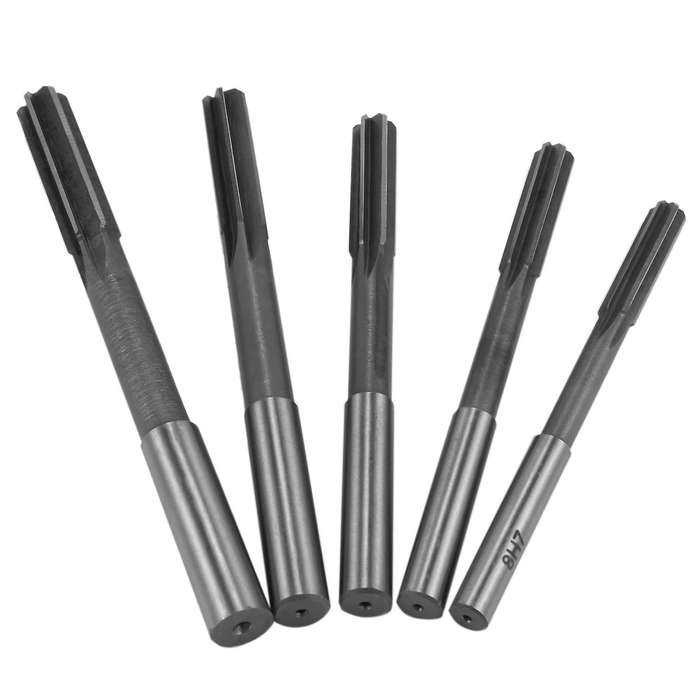 10pcs Hss H7 Straight Shank Milling Reamers Set