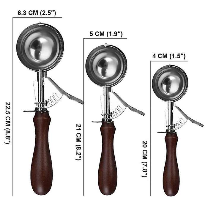 Ice Cream Scoop Set with Trigger Release -for Ice Cream,freeze Yogurt