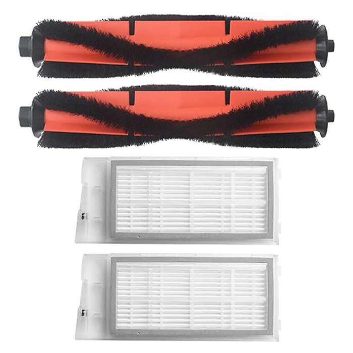 4pcs Rolling Brush Hepa Filter Adaptor for Roidmi Eve Plus Robot