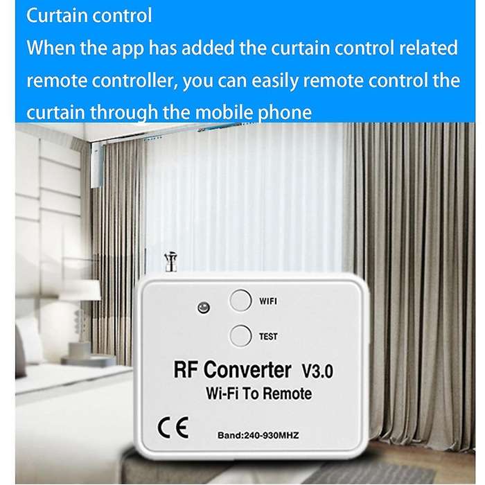 Wifi Remote Control Converter Rf Radio Frequency Wifi 240-930 Mhz