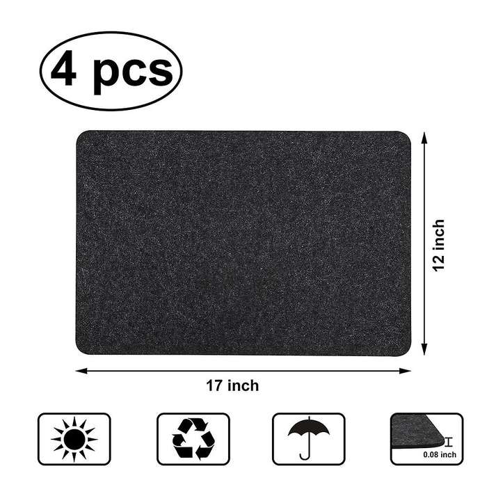 Air Fryer Countertop Heat Resistant Mat for Countertops Kitchen