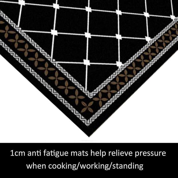 2 Pieces Thick Cushioned Kitchen Floor Mats Set Kitchen Runner Mats