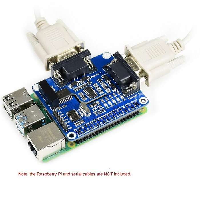 Isolated Rs232 Expansion Hat for Raspberry Pi 4b, Sc16is752+sp3232