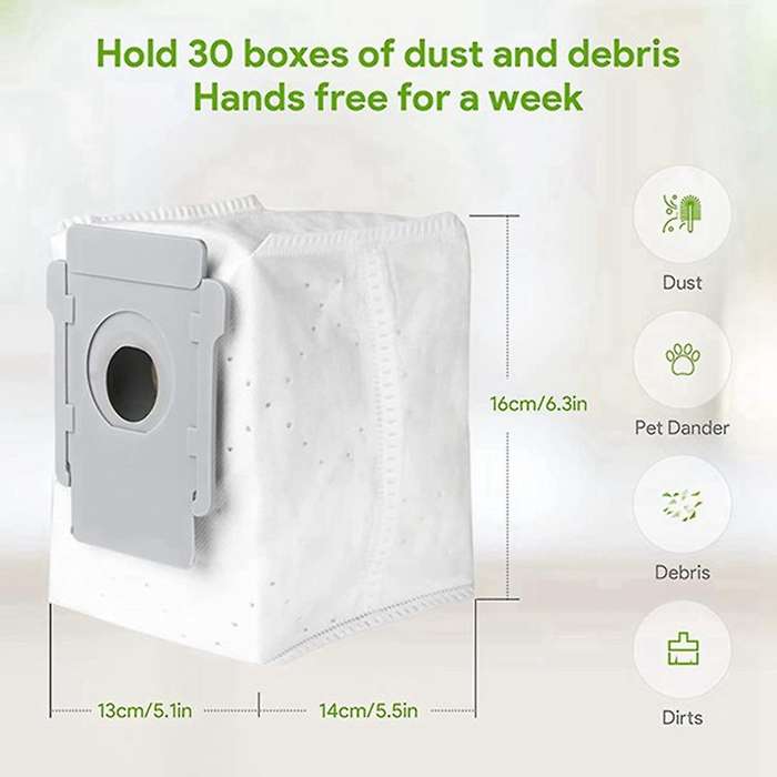For Irobot Roomba I7 Plus E5 E6 S9 S9+ Dust Bags Sweeping Spare Parts