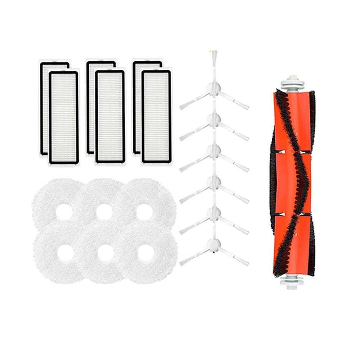 For Xiaomi Mijia B101cn Robot Three-in-one Main Brush Rag Hepa Filter
