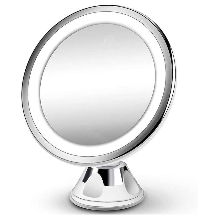10x Makeup Vanity Mirror with Lights - 3 Color & 28 Led Lights