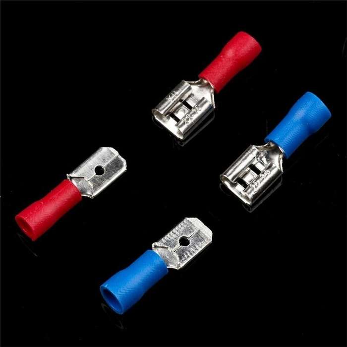 480pcs Spade Terminal Insulated Cable Wire Crimp Butt Ring Fork Set