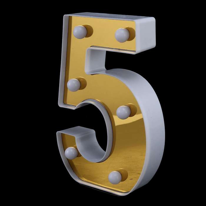 520 1314 Gold Letter Modeling Light Led Decorative Light Layout