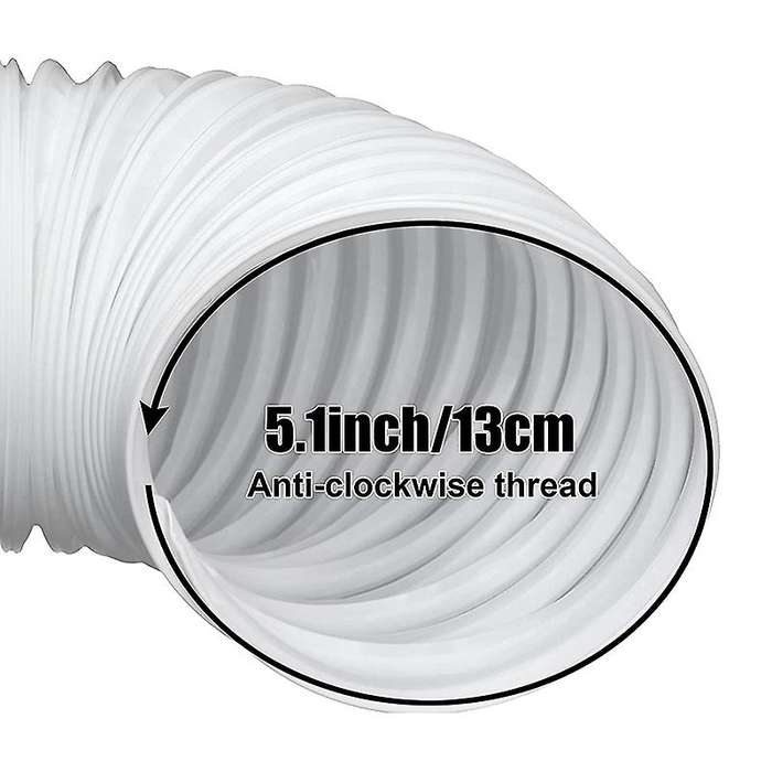 Portable Air Conditioner Hose 5.9 Inch Counterclockwise Thread