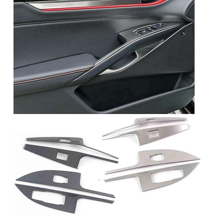 For Ford Evos 2022 Stainless Steel Car Window Glass Lift, Silver