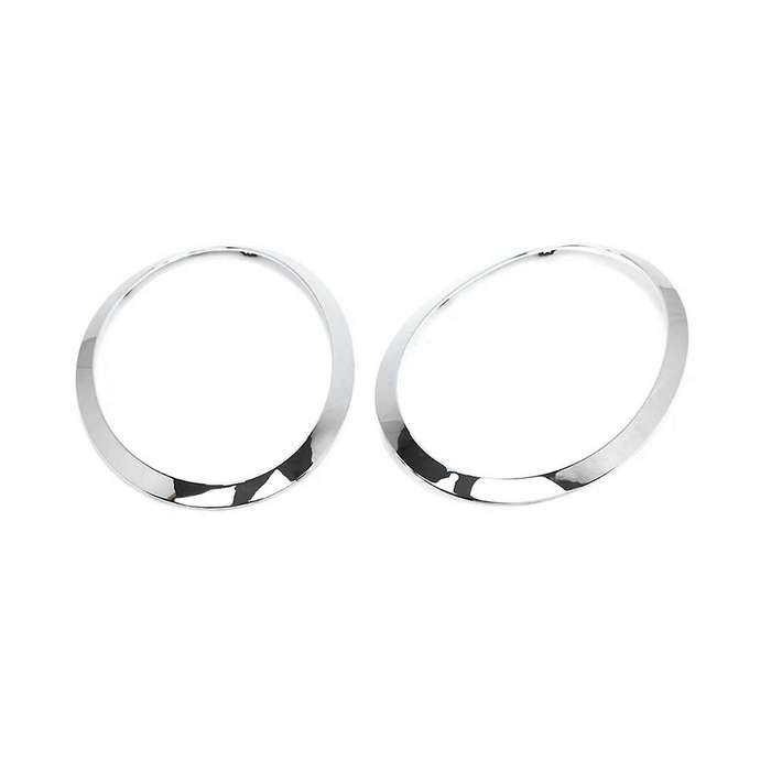 Automotive Headlight Trim Ring Fog Lamp Ring for R56 R55 R57 R58 R59 Jcw 07-15 51712355791 517123557
