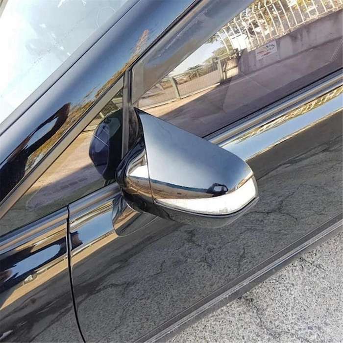 Automotive Rearview Mirror Cover Horn Side Mirror Shell Decoration for 8th Gen 2006-2011