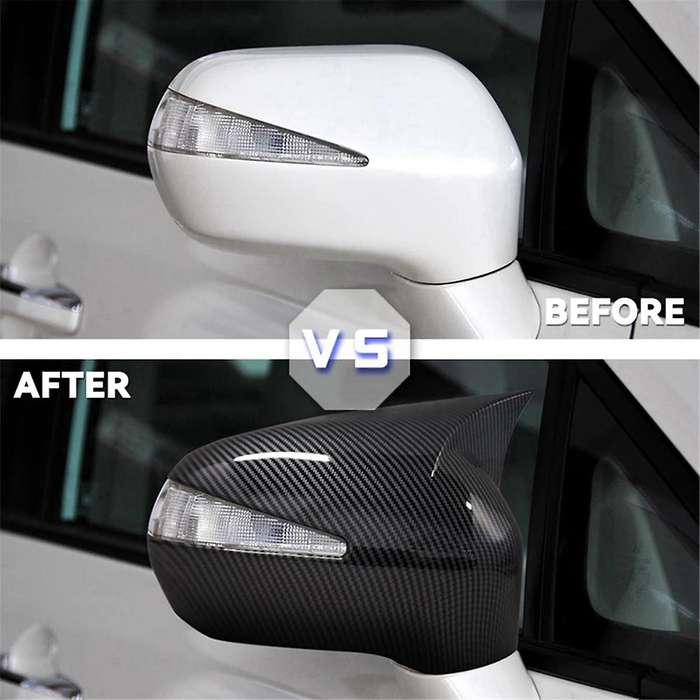 Automotive Rearview Mirror Cover Horn Horn Side Mirror Housing Decoration for 8th Gen 2006-2011