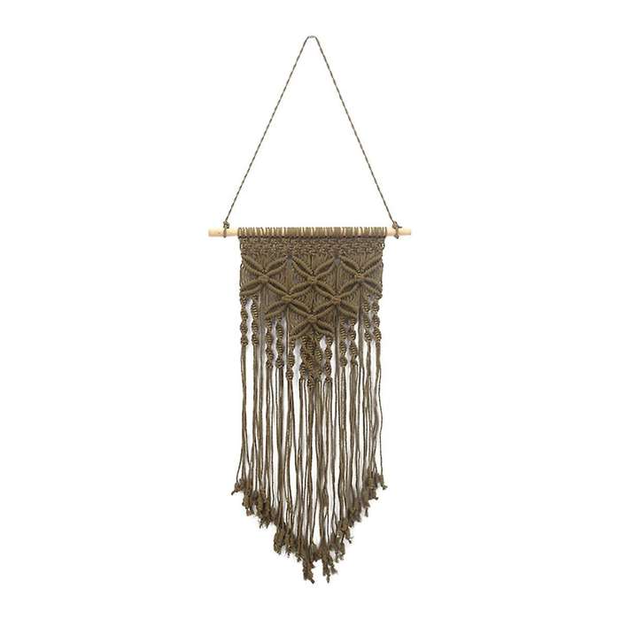 A-Wall Hanging Knitted Tapestry Style Hand-Woven Tapestry Macrame Home Decorations