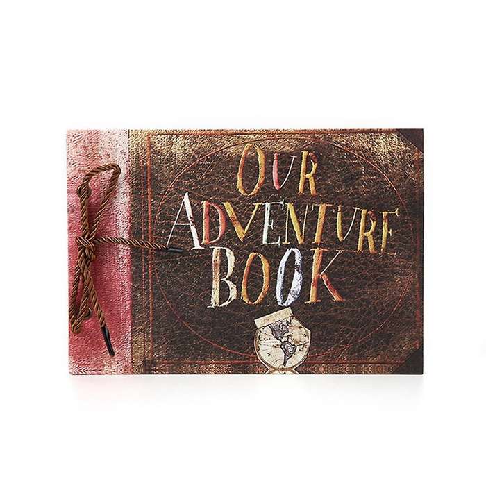 B Scrapbook Photo Album,our Adventure Book Scrapbook,hard Cover Travel Scrapbook for Anniversary, We