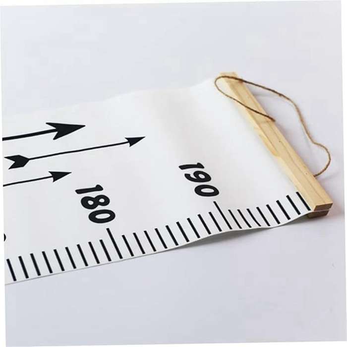 Baby Growth Chart Canvas,wall Hanging Measuring Rulers for Kids Room Decor,nursery Removable Height