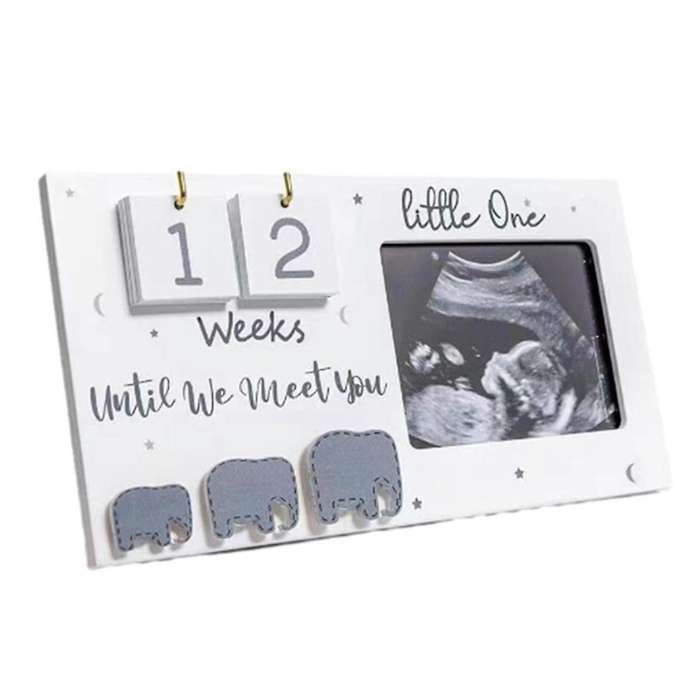 Baby First Scan Photo Frames Pregnancy Announcement Gifts,baby Sonogram Picture Frame Countdown Week