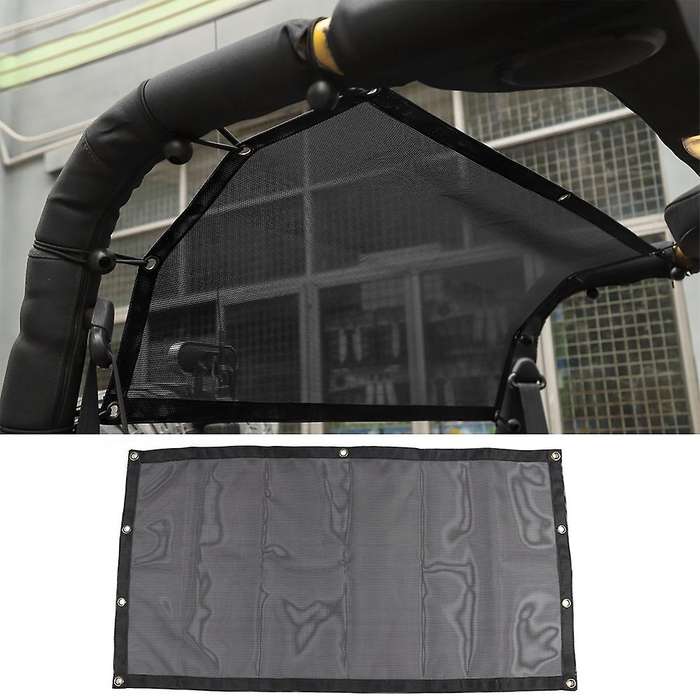 Back Trunk Insulation Sun for JL JK TJ Black Sun Shade Mesh Cover