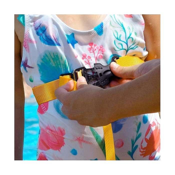 Back Float Safety Swim Trainer Swimming Belt with Adjustable Split Layers Swim Belts Clip for Swimm
