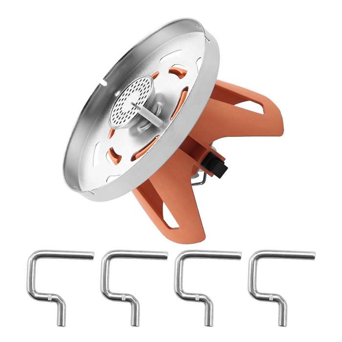 Backpacking Stove Camping Hiking Trekking Travel Canister Stoves, Mini on Canister Burner, Flame Con