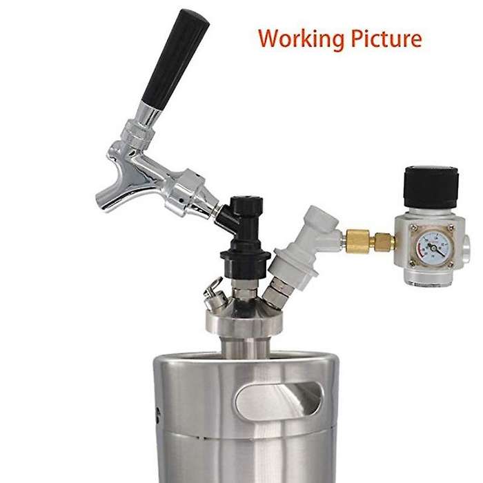 Ball Lock Mini Tap Dispenser for Mini Beer Stainless Steel Dispenser Homebrew Spear 3.6L/5L/10L Bee