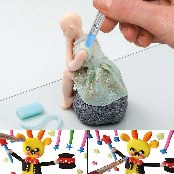 Ball Stylus Dotting Tools 18 Pcs Clay Tools Sculpture Modeling Tools for Pottery Sculpture Plastic