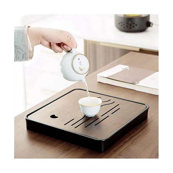 Bamboo Chinese Gongfu Tea Tray with Water Storage for China Kungfu Tea Set