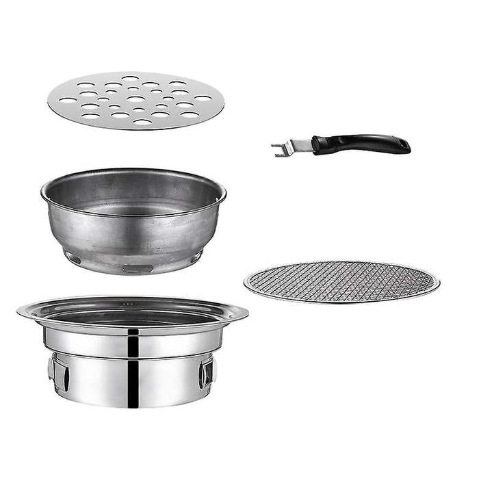 Barbecue Indoor Smokeless Stove, Desktop Grill, Indoor Grill, Outdoor Camping Portable Charcoal Gril