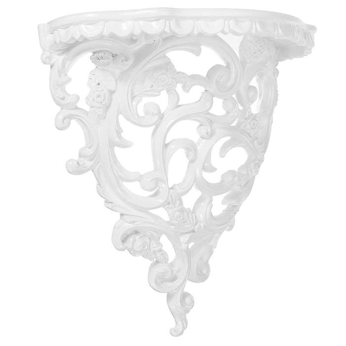 Baroque Style Decorative Shelves for Living Room Flowers Wall Hanging Storage Rack European Style De