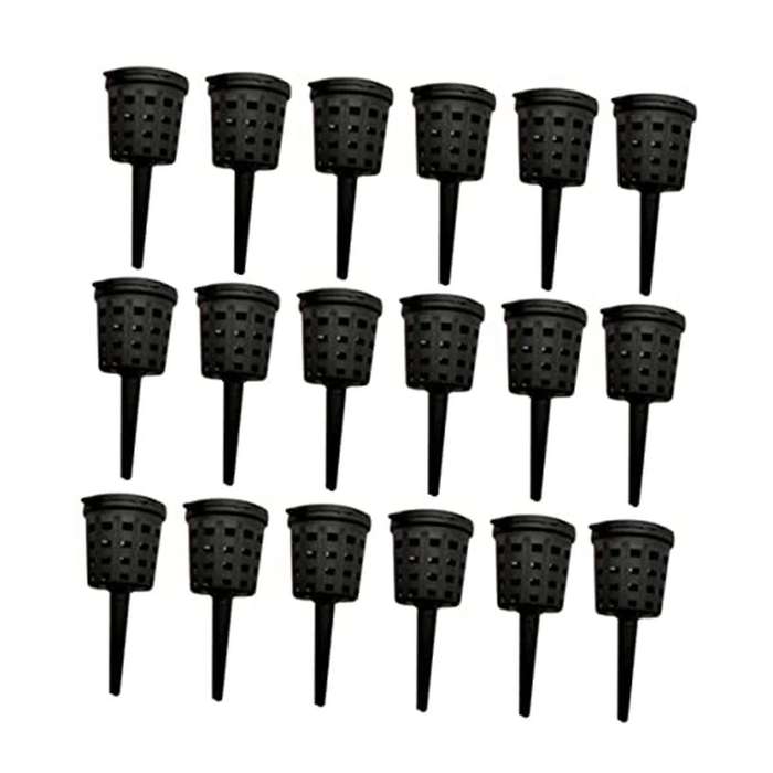 Basket Planting Food Net Pot Potting Soil Indoor Plant Aquarium Portable Box,300PCS