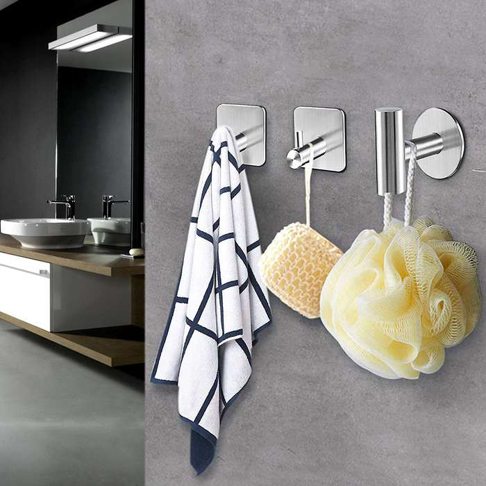 Bathroom Hardware Set, Towel Bar Set,bathroom Hardware Accessories Set Include 16inch Bathroom Towe