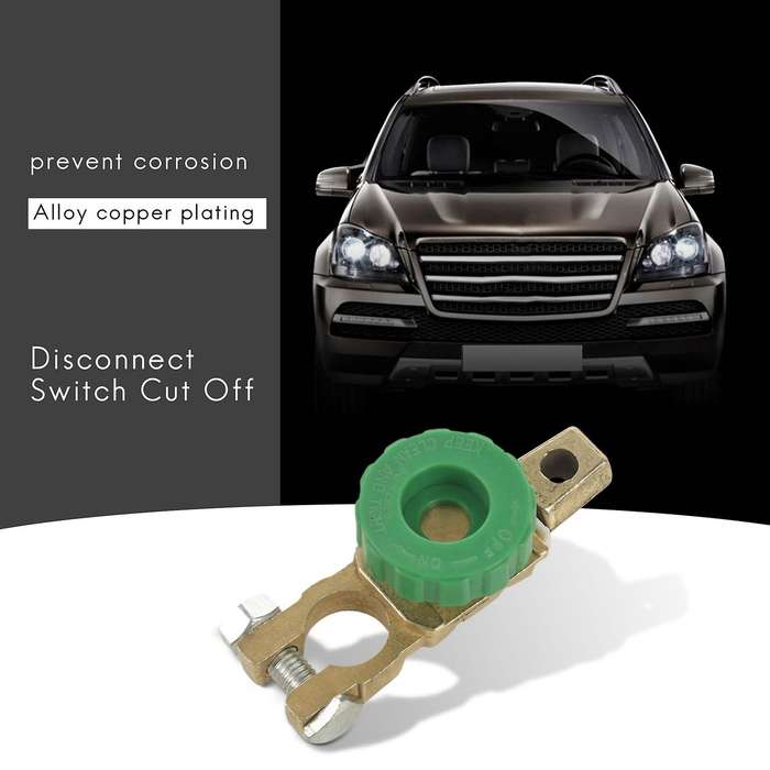 Battery Kill Switch 6V-24V 125 Amp Battery Quick Disconnect Switch Cut Off for Car Truck (Type H 1p