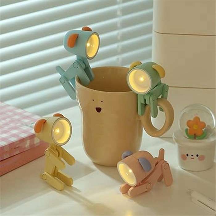B-Cute Night Light for Kids, Mini LED Table Desk Lamp, Decorative Lamp Indoor Nightstand, Animal Pet