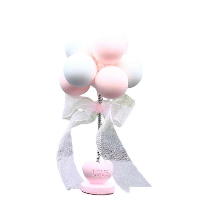 B-Dashboard Ornament, Balloon Bobblehead Car Dash Decor Car Interior Shaking Head Ornaments for Desk