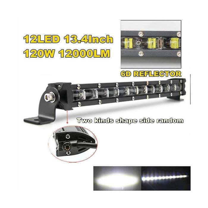 Beach 54w 20inch 18led Long Bar Light for Off-road Beach Single Row Center Grid Spot Light