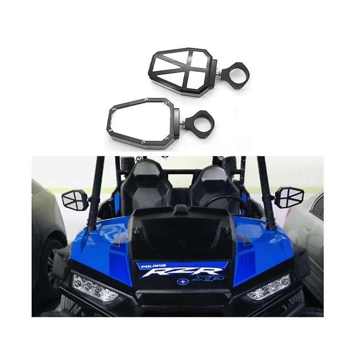 Beach Mirror Motorcycle Reflector 1.75/2 Universal for Atv/utv Red