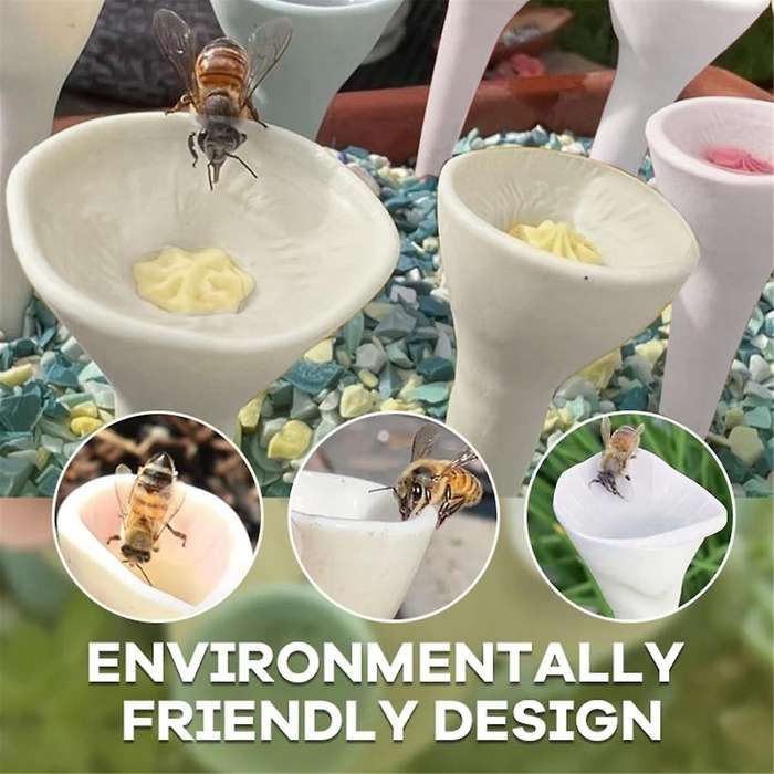 Bee Insect Drinking Cup, Bee Cups, Thirsty Pollinators Need A Drink, Bees Need Safe Places to Drink