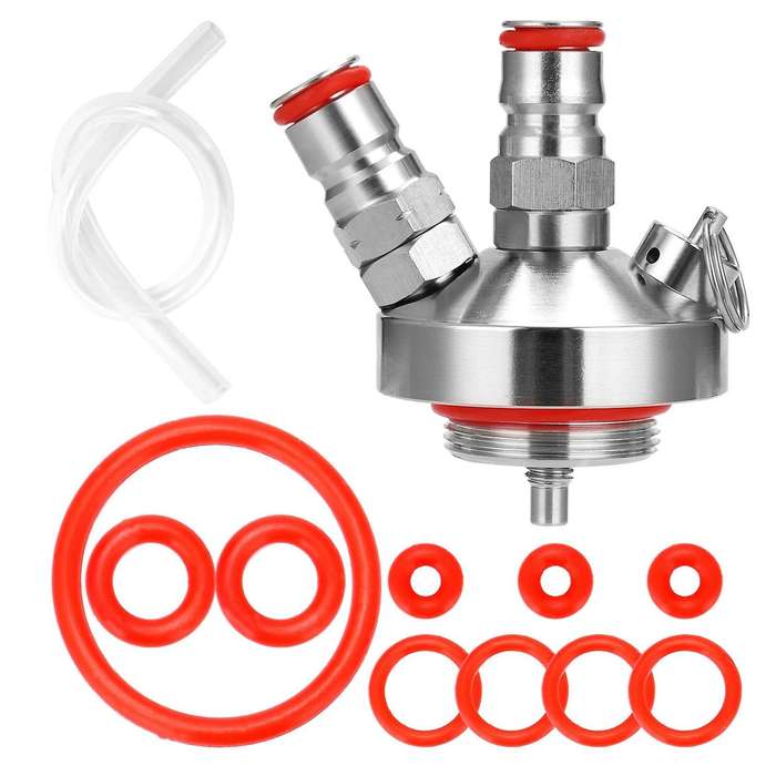 Beer Stainless Steel Ball Lock Wine Tap Dispenser for 3.6L/5L/10L Homebrew Beer Tool