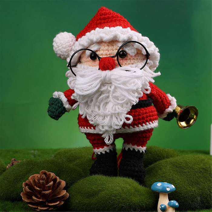 Beginner Crochet Kit Succulent Christmas Series Crochet Kits with Instruction Tutorials Video Tutori