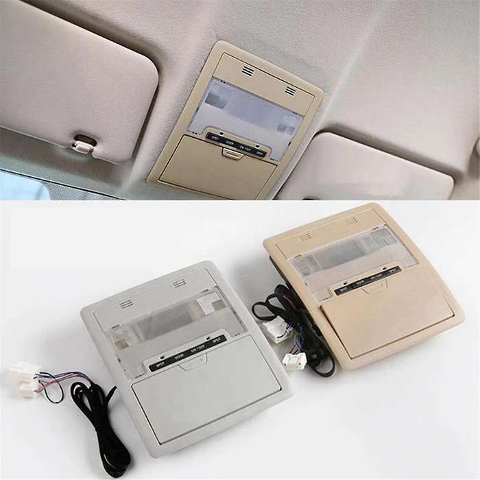 Beige Overhead Console Reading Map Lamp Assembly for Land Cruiser LC200 200 2008-2020 Car Ceiling D