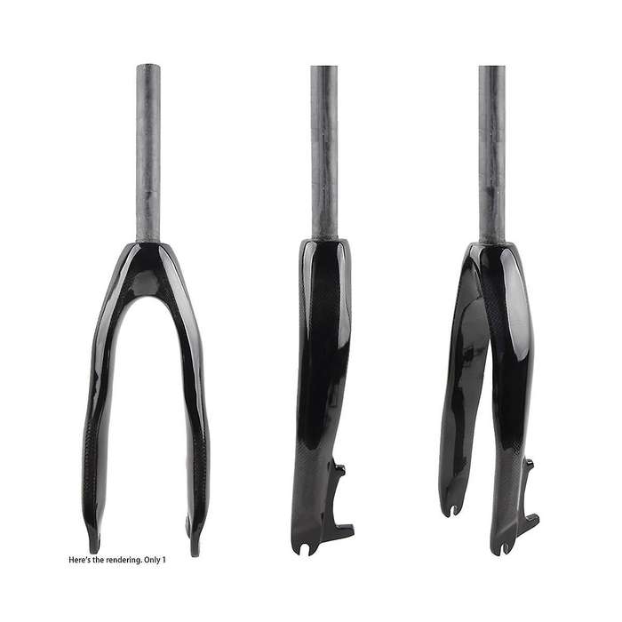 Bicycle Front Fork Hard Fork Climbing Car Front Fork 28.6 Street Climbing Front Fork 20 Inches