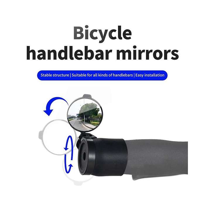 Bicycle Handlebar Reflector Road Bike Mountain Mirror Bike Rotatable Adjustable Mini Rear View Mirro