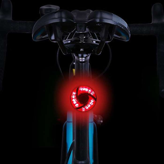 Bicycle Gravity Induction Tail Bike Charging Taillights Highlight Warning Lights Riding Automatic In